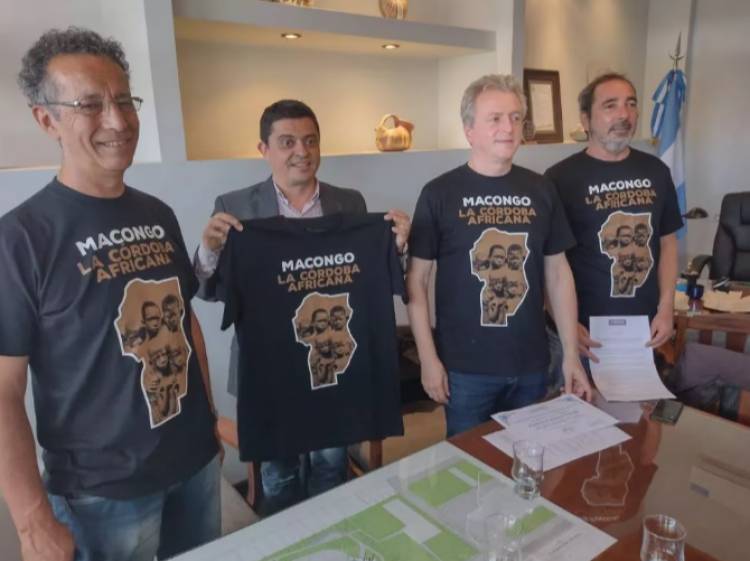 Pablo César inició el rodaje del documental "Macongo, la Córdoba Africana"