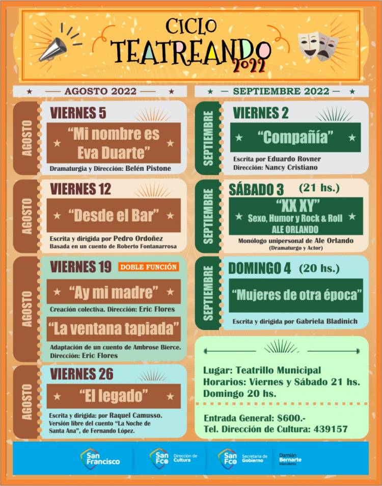 Arranca el ciclo Teatreando 2022