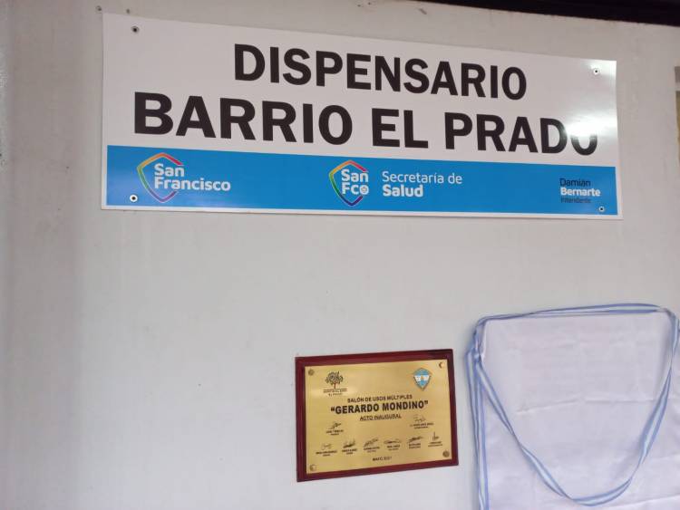Se inauguró el CAPS de barrio El Prado