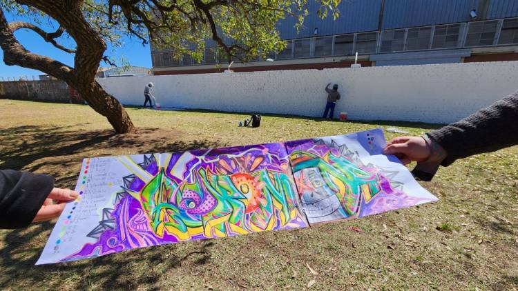 Los Murales de Cervantes: desde el sábado el paseo sumará color en sus paredes