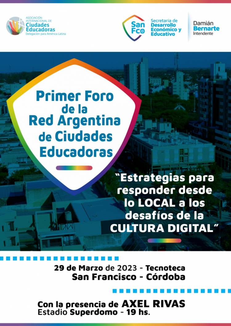A días del Primer Foro de la Red Argentina de Ciudades Educadoras