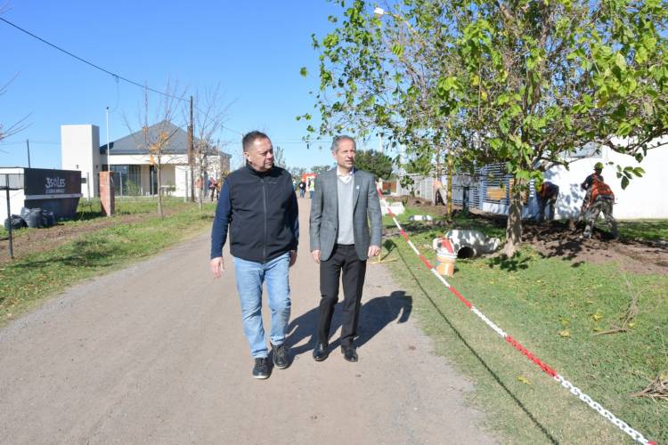 Gas natural: Comenzó la primera etapa de la obra en Plaza San Francisco