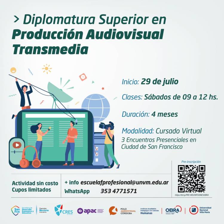 Se presentó la Diplomatura Superior en Producción Audiovisual Transmedia