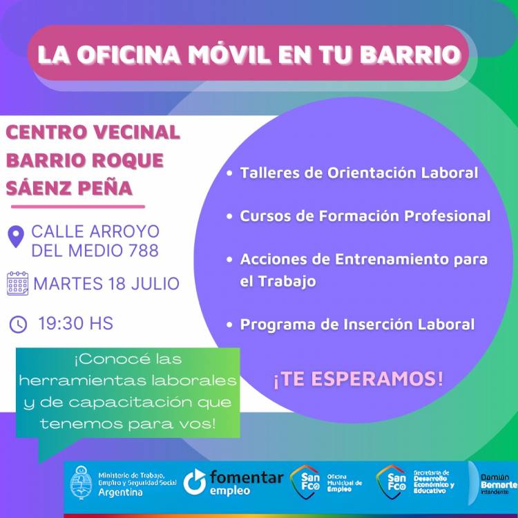 La Oficina de Empleo va a los barrios