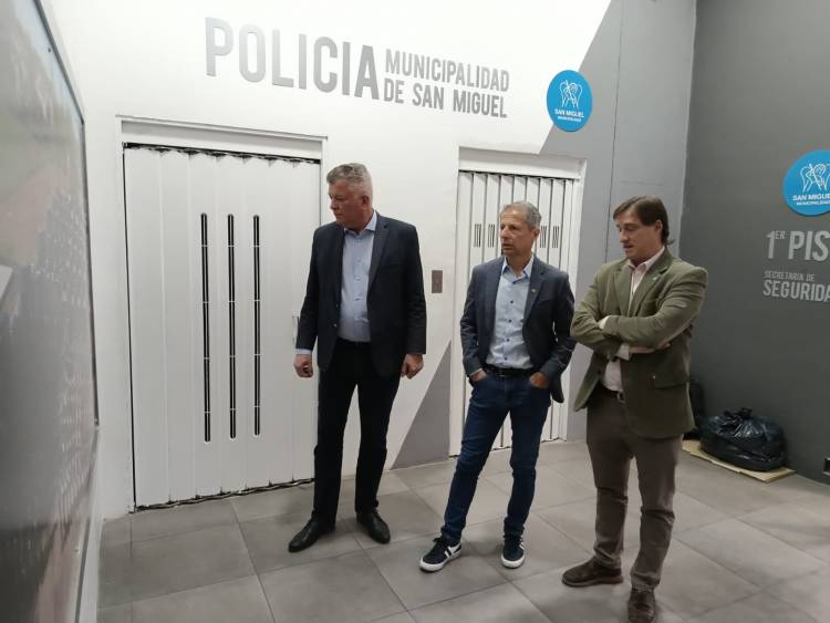 Bernarte visitó el municipio de San Miguel para conocer acciones en materia de seguridad