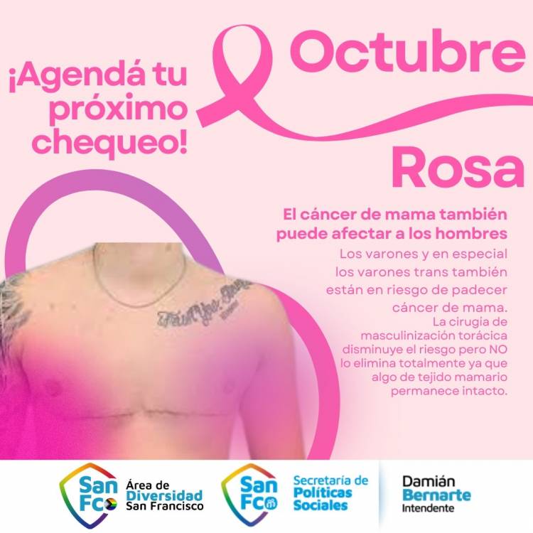 Octubre: mes de prevención y concientización contra el Cáncer de Mama