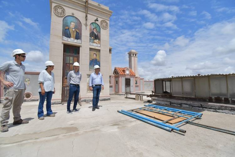 Palacio Tampieri: continúa la restauración del emblemático edificio