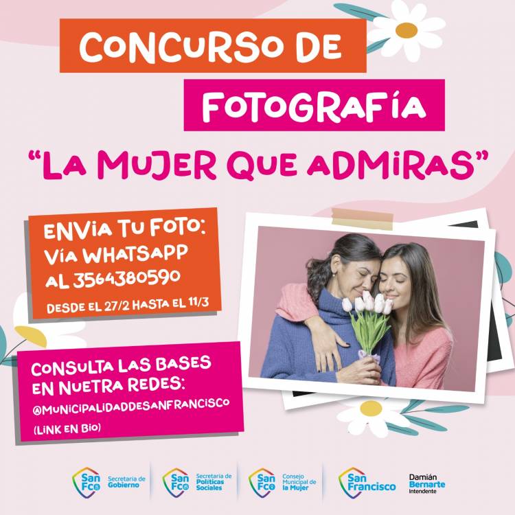 Concurso de fotografía: "La mujer que admiras"
