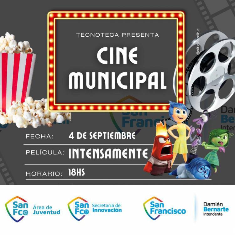 Cine Municipal mañana en Tecnoteca