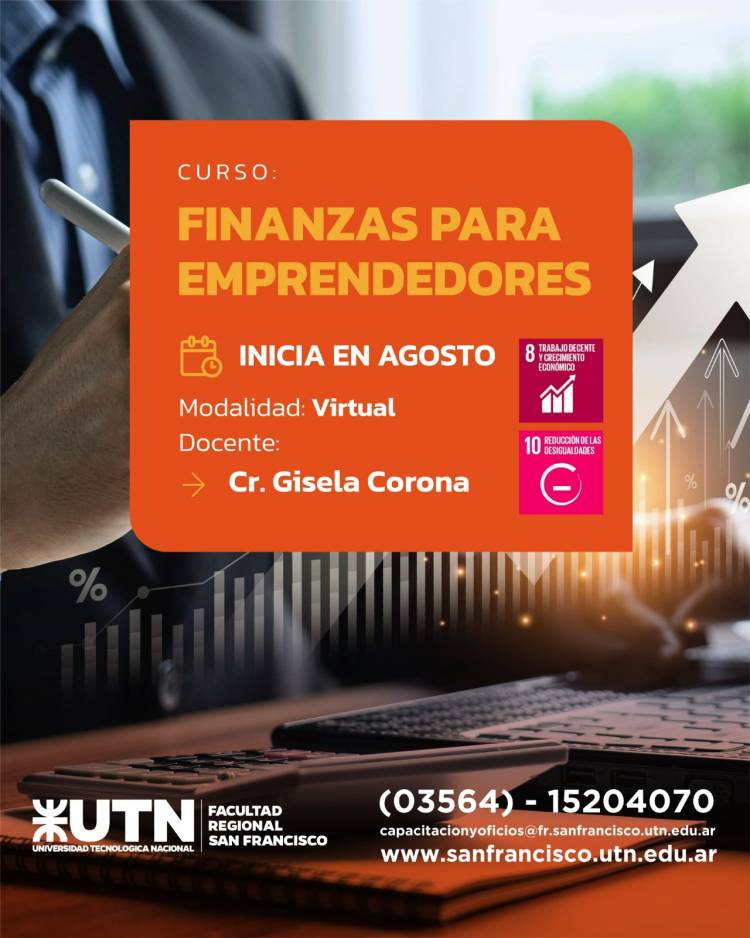 UTN San Francisco: siguen abiertas las inscripciones a cursos de capacitación y oficios