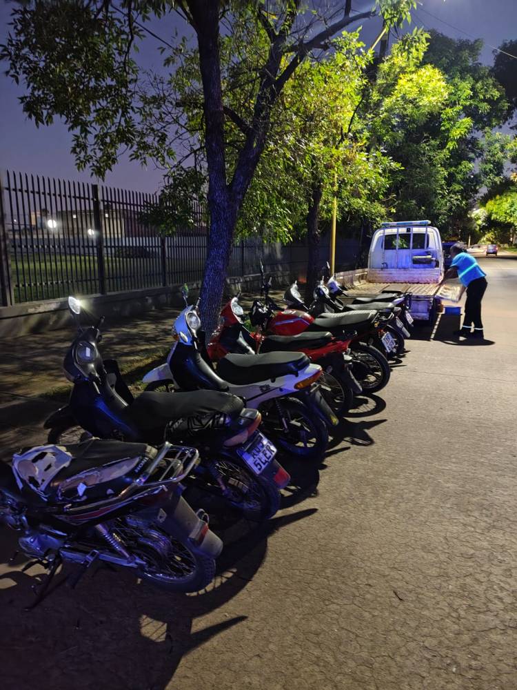 En un nuevo control vehicular se retuvieron nueve motocicletas por distintas infracciones