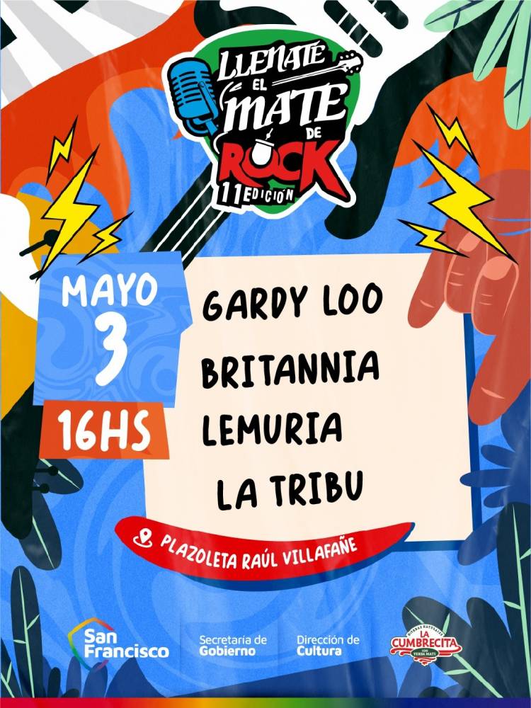 Se viene una nueva fecha del “Llenate el Mate de Rock”