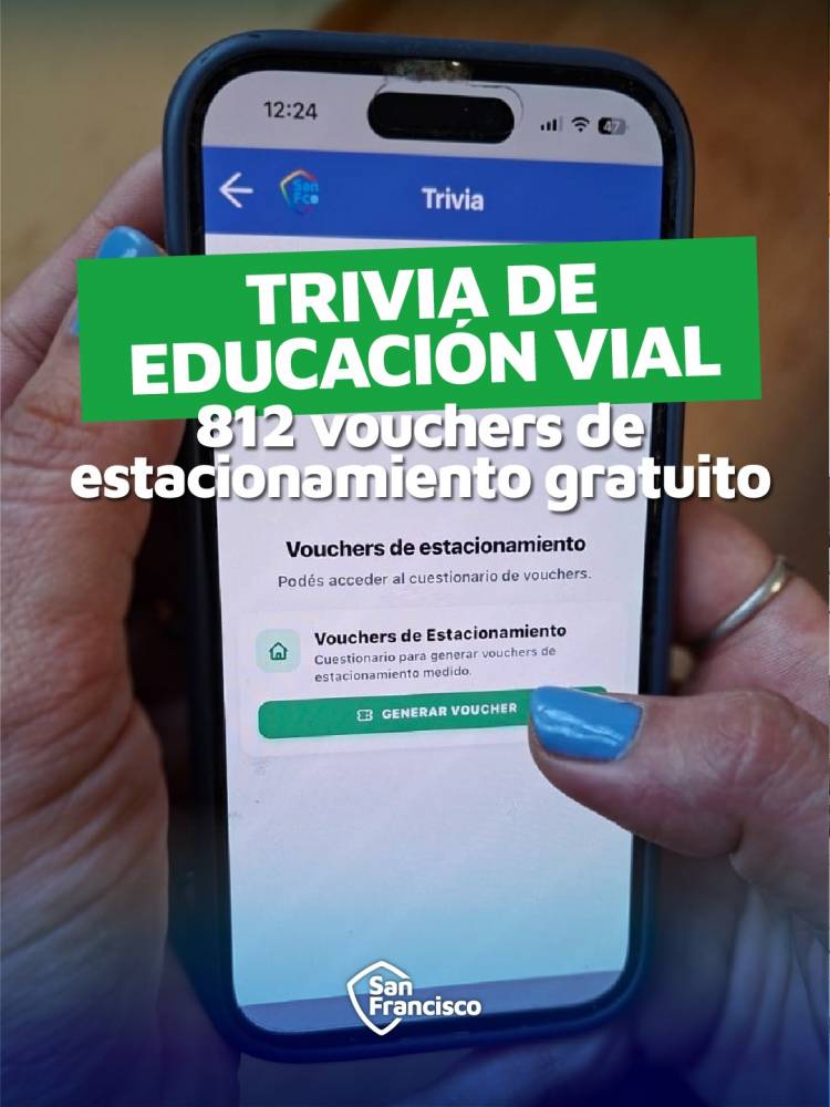 A un mes de su lanzamiento, la trivia de educación vial ya generó 812 vouchers de estacionamiento gratuito