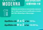 Operativo Vacunación COVID 19, sábado 18