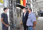 El intendente continúa visitando empresas de la ciudad