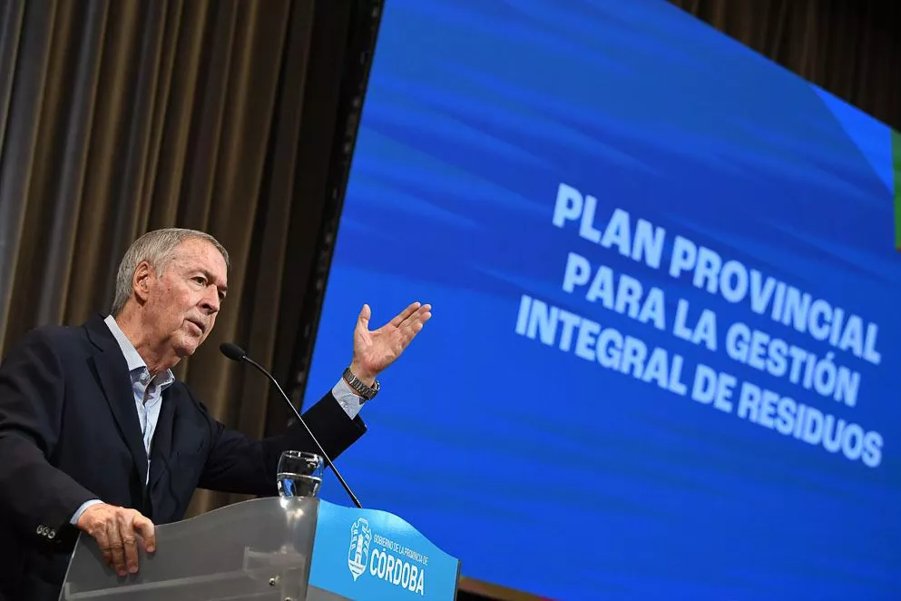Schiaretti presentó el Plan Provincial para la Gestión Integral de Residuos