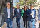 Bernarte acompañó a Schiaretti en su recorrido de campaña por Santa Fe