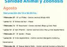 El municipio retoma desde mañana miércoles la Campaña de Vacunación Antirrábica 