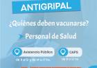 Comenzó la campaña de vacunación antigripal 2025