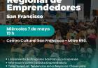 Se realizará en San Francisco el Encuentro Regional de Emprendedores