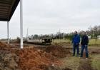 Bernarte supervisó la obra del Polideportivo en Barrio San Cayetano