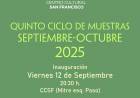 Se presenta el quinto ciclo de muestras en el CCSF