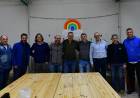 Bernarte y parte de su equipo de gobierno visitaron los barrios Maipú y 20 de Junio