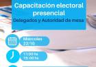 Secretaría Electoral invita  a autoridades de mesa a capacitarse