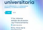 Nuestra UTN San Francisco marchará por la Ley de Financiamiento Universitario