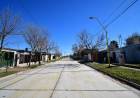 Bernarte habilitó una parte de la pavimentación del sector histórico de barrio Parque
