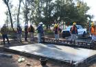 Con sus primeras calles pavimentadas avanzan las obras en el loteo La Arbolada