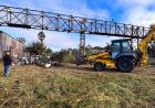 Avanzan los trabajos de limpieza y mantenimiento en el predio del Ferrocarril Belgrano