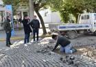 La obra de reparación del adoquinado en bulevar 9 de Julio continúa a buen ritmo