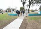 Culminaron las tareas de renovación de veredas en la Plaza Sarmiento