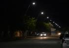Barrio Bouchard completó su alumbrado público con luminarias LED