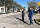 Finalizaron los trabajos de reparación del adoquinado frente a la Terminal de Ómnibus