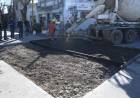 Bernarte supervisó las obras de mantenimiento vial que se ejecutan en Bv. Buenos Aires