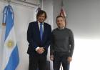 Bernarte se reunió con el nuevo juez federal subrogante Miguel Vaca Narvaja