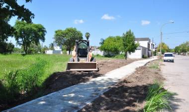 Nueva senda peatonal y reparación de desagüe pluvial