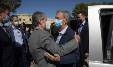 Bernarte recibió al gobernador Schiaretti