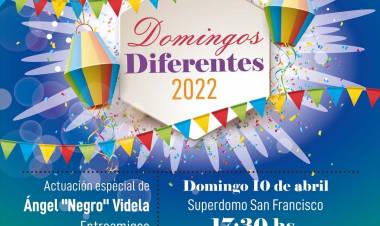 10 DE ABRIL: Comienza un nuevo ciclo de Domingos Diferentes