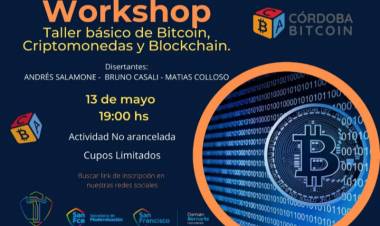 Workshop en Tecnoteca sobre Taller Básico de Bitcoin, Criptomonedas y Blockchain