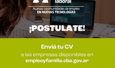 Siguen las inscripciones para Programa de Inserción Laboral en Nuevas Tecnologías