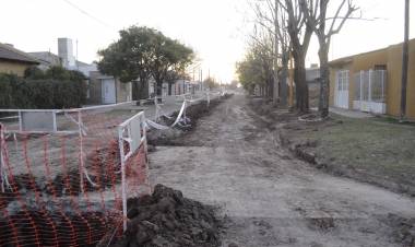 Desagües cloacales en sector sur de la ciudad: Bernarte brindó detalles de la obra a los vecinos