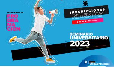 UTN San Francisco abrió las inscripciones a la Tecnicatura Universitaria en Programación