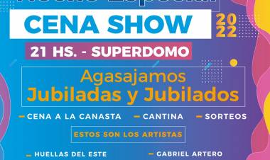 La Municipalidad agasaja jubilados y jubiladas con una noche especial