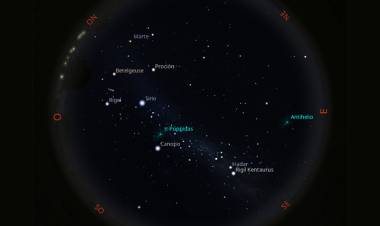 Observatorio Astronómico de la UTN: Mapa del cielo de abril