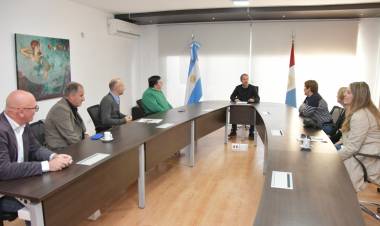 Damián Bernarte se reunió con la Asociación Familia Veneta San Francisco