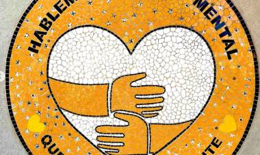 Hablemos de salud mental, mural por el Día Internacional de la Prevención del Suicidio