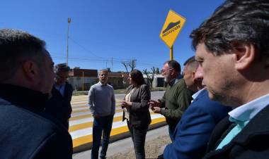 Finalizaron los trabajos de instalación de reductores de velocidad sobre camino interprovincial